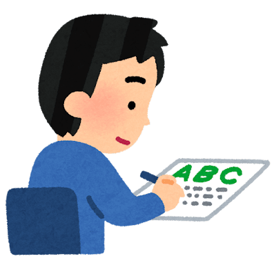 Boy Writing